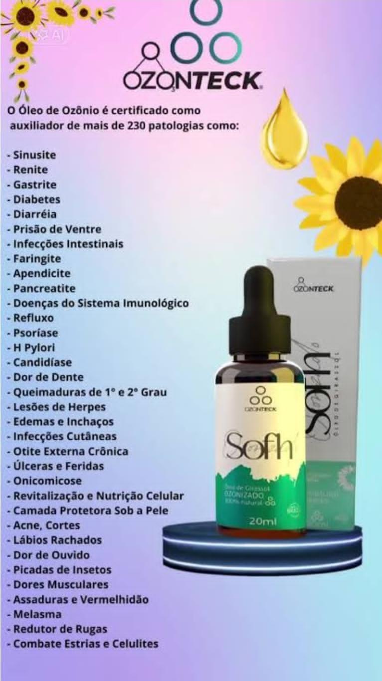 OLEO DE GIRASSOL SOFTH COM OZONIO