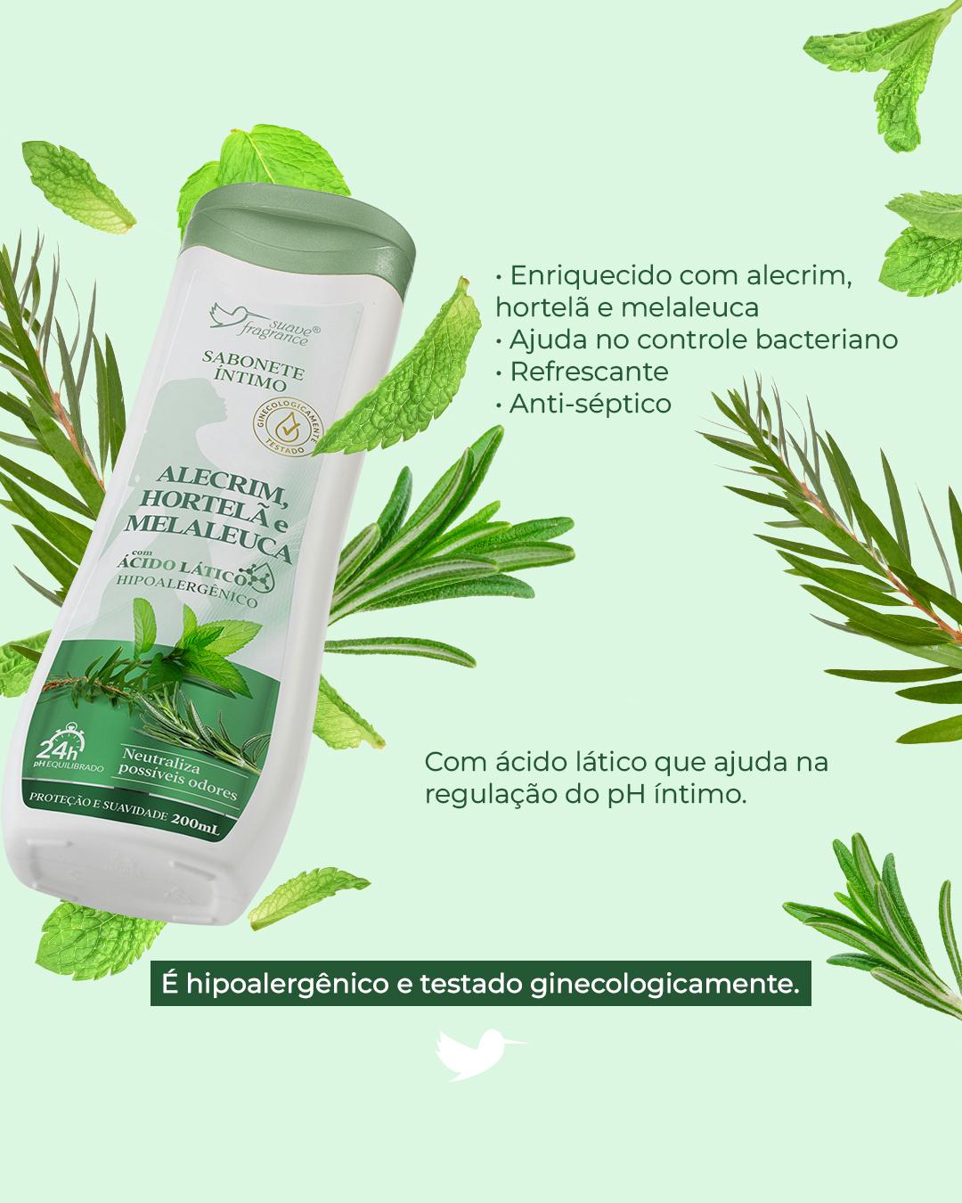 SABONETE ÍNTIMO ALECRIM E HORTELÃ - 200ML