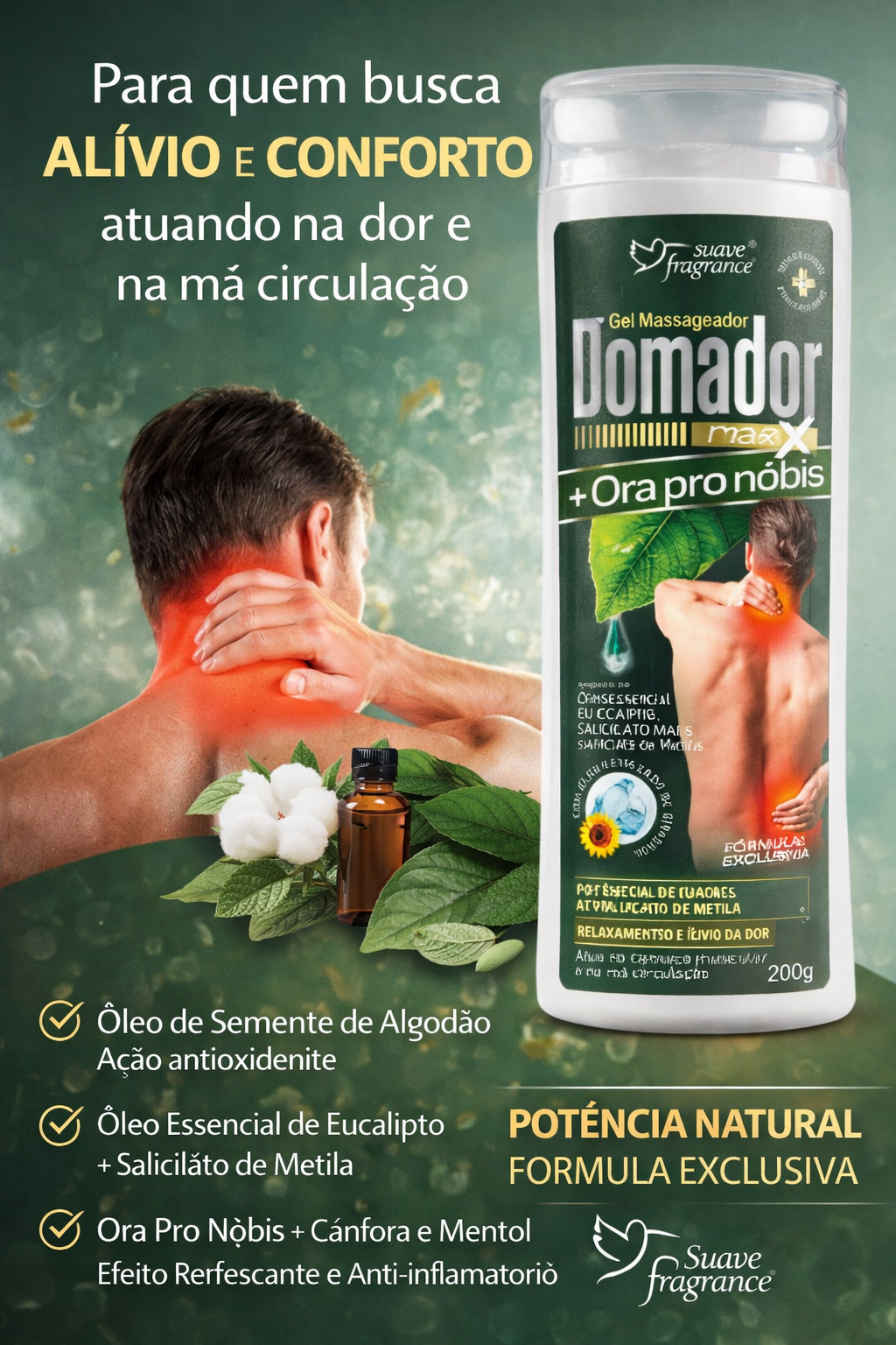 GEL DOMADOR MAX ORA PRO NÓBIS 200G