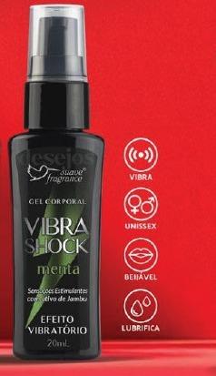 GEL CORPORAL VIBRA SHOCK MENTA - 20ML