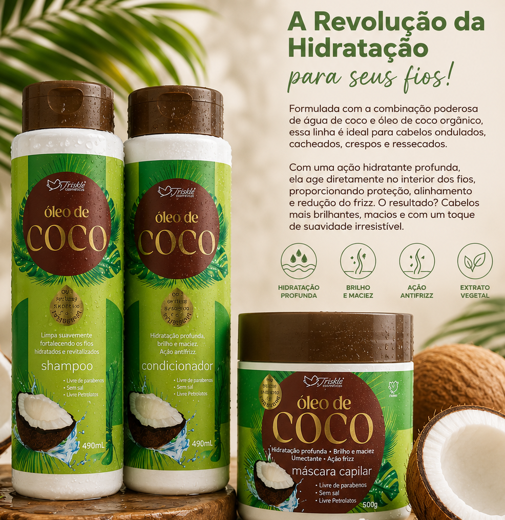 KIT ÓLEO DE COCO 03 PROD.